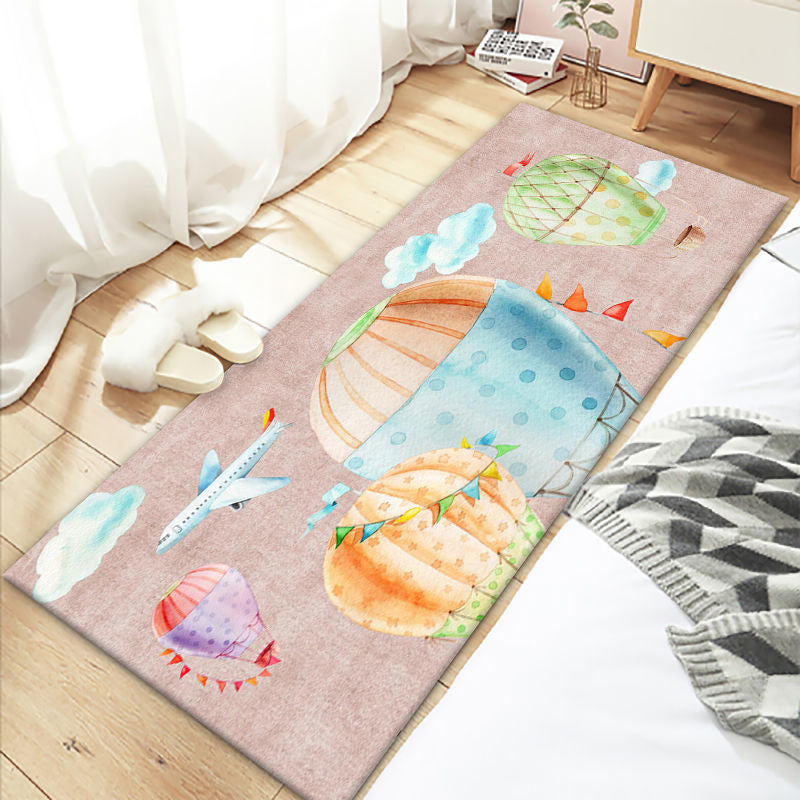 Multicolor Cartoon Print Rug Polyster Lovely Carpet Non-Slip Backing Easy Care Washable Area Rug for Decoration Clearhalo 'Area Rug' 'Rug' 2242012