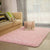Casual Living Room Rug Multi-Colored Solid Rug Polypropylene Non-Slip Pet Friendly Area Carpet Pink Clearhalo 'Area Rug' 'Casual' 'Rugs' Rug' 2242023