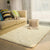 Casual Living Room Rug Multi-Colored Solid Rug Polypropylene Non-Slip Pet Friendly Area Carpet Cream Clearhalo 'Area Rug' 'Casual' 'Rugs' Rug' 2242024