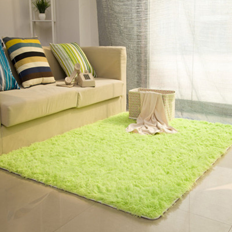 Casual Living Room Rug Multi-Colored Solid Rug Polypropylene Non-Slip Pet Friendly Area Carpet Fruit Green Clearhalo 'Area Rug' 'Casual' 'Rugs' Rug' 2242030