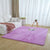 Relaxing Solid Color Rug Multi-Colored Polyster Area Carpet Machine Washable Non-Slip Backing Rug for Decoration Purple Clearhalo 'Area Rug' 'Casual' 'Rugs' Rug' 2242040