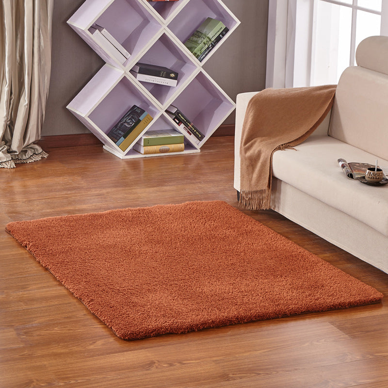 Modern Living Room Rug Multicolor Plain Area Rug Synthetic Non-Slip Pet Friendly Easy Care Carpet Coffee Clearhalo 'Area Rug' 'Casual' 'Rugs' Rug' 2242058