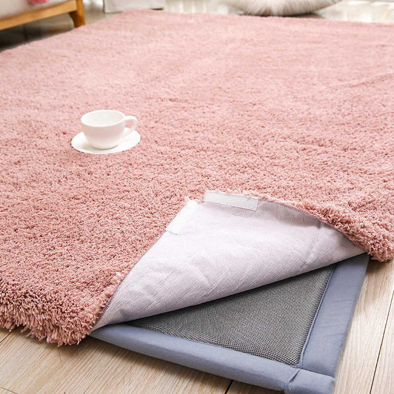 Multi-Colored Plain Rug Polypropylene Calming Area Rug Easy Care Pet Friendly Non-Slip Carpet for Room Clearhalo 'Area Rug' 'Casual' 'Rugs' Rug' 2242065