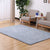 Modern Living Room Rug Multi Colored Plain Area Carpet Non-Slip Backing Easy Care Washable Rug Silver Gray Clearhalo 'Area Rug' 'Casual' 'Rugs' Rug' 2242082
