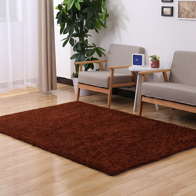 Modern Living Room Rug Multi Colored Plain Area Carpet Non-Slip Backing Easy Care Washable Rug Coffee Clearhalo 'Area Rug' 'Casual' 'Rugs' Rug' 2242083