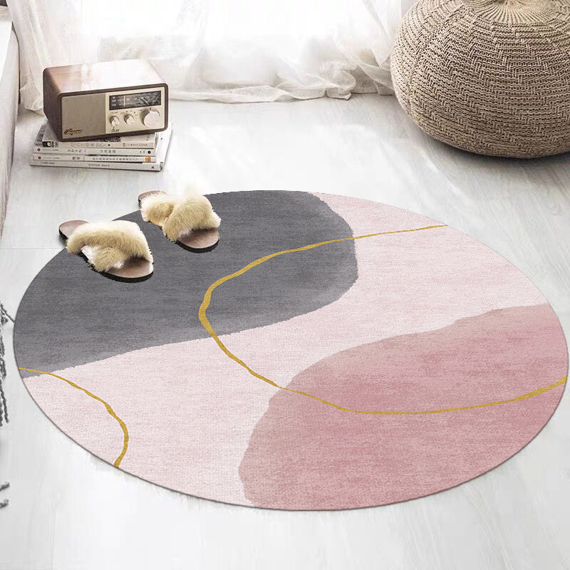 Multi-Color Western Rug Polyster Colorblock Area Carpet Non-Slip Backing Easy Care Indoor Rug for Decor Clearhalo 'Area Rug' 'Rug' 2242093