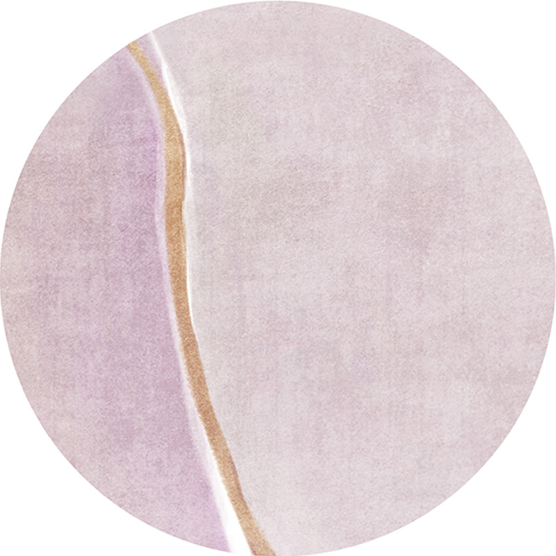 Luxury Living Room Rug Multi Colored Color Block Area Carpet Polypropylene Non-Slip Pet Friendly Rug Purple-Pink Clearhalo 'Area Rug' 'Rug' 2242112