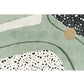 Simple Colorblocked Rug Multi-Color Polyster Carpet Non-Slip Backing Pet Friendly Indoor Rug for Decoration Green Clearhalo 'Area Rug' 'Rug' 2242161