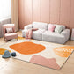 Creative Decoration Rug Multi-Colored Abstract Print Rug Polypropylene Anti-Slip Backing Pet Friendly Carpet Orange Clearhalo 'Area Rug' 'Rug' 2242190