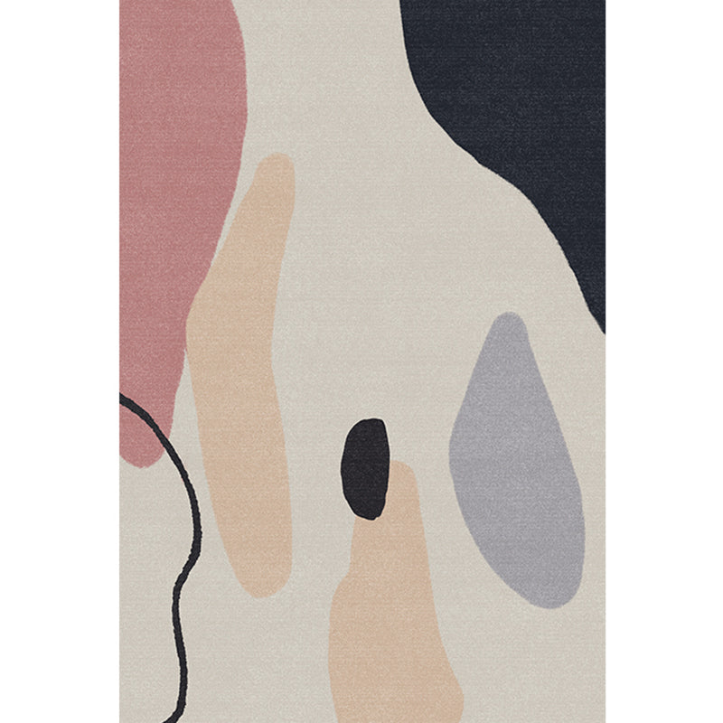 Simple Colorblock Rug Morandi Color Southwestern Carpet Polypropylene Anti-Slip Washable Indoor Rug for Decor Pink Clearhalo 'Area Rug' 'Rug' 2242252