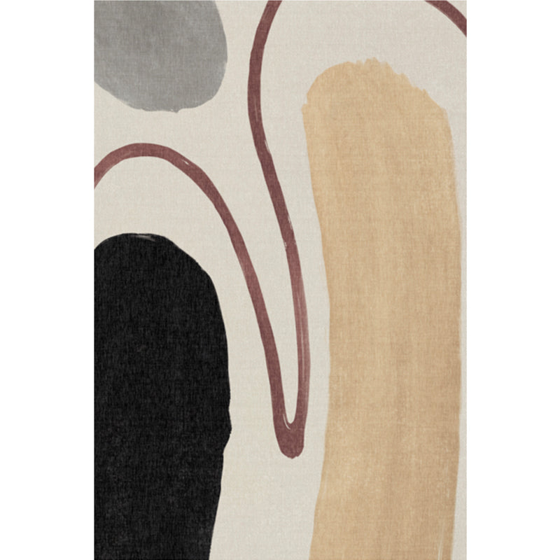 Simple Colorblock Rug Morandi Color Southwestern Carpet Polypropylene Anti-Slip Washable Indoor Rug for Decor Tan Clearhalo 'Area Rug' 'Rug' 2242254