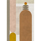 Creative Colorblock Rug Morandi Color Polyster Indoor Rug Pet Friendly Non-Slip Backing Carpet for Room Dark Brown Clearhalo 'Area Rug' 'Rug' 2242269