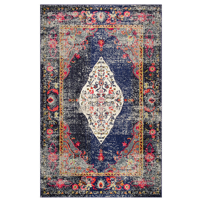 Shabby Chic Abstract Rug Multi-Color Polyster Indoor Rug Anti-Slip Backing Washable Carpet for Decoration Clearhalo 'Area Rug' 'Rugs' 'Shabby Chic' Rug' 2242308