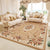 Retro Multicolor Floral Rug Polyster Western Area Rug Easy Care Machine Washable Carpet for Living Room Beige Clearhalo 'Area Rug' 'Rugs' 'Vintage' Rug' 2242452