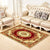 Shabby Chic Decor Rug Multi-Colored Floral Print Rug Synthetics Non-Slip Backing Washable Area Carpet Crimson Clearhalo 'Area Rug' 'Rugs' 'Vintage' Rug' 2242482