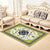 Shabby Chic Decor Rug Multi-Colored Floral Print Rug Synthetics Non-Slip Backing Washable Area Carpet Green Clearhalo 'Area Rug' 'Rugs' 'Vintage' Rug' 2242487