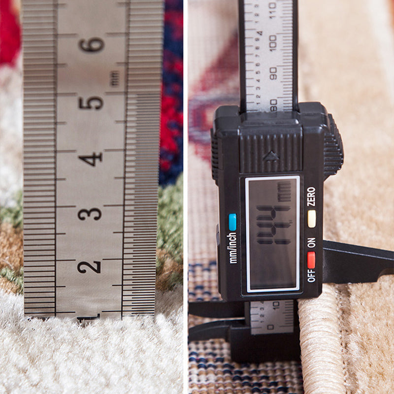 Multi Colored Living Room Rug Olden Floral Pattern Carpet Polyster Easy Care Machine Washable Indoor Rug Clearhalo 'Area Rug' 'Rugs' 'Vintage' Rug' 2242508