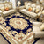 Retro Living Room Rug Multi Color Floral Indoor Rug Polypropylene Pet Friendly Washable Easy Care Carpet Dark Blue Clearhalo 'Area Rug' 'Rugs' 'Vintage' Rug' 2242538