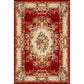 Multi-Color Vintage Rug Synthetics Geometric Area Carpet Non-Slip Backing Easy Care Indoor Rug for Parlor Red Clearhalo 'Area Rug' 'Rugs' 'Vintage' Rug' 2242597
