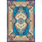Multi-Color Vintage Rug Synthetics Geometric Area Carpet Non-Slip Backing Easy Care Indoor Rug for Parlor Blue Clearhalo 'Area Rug' 'Rugs' 'Vintage' Rug' 2242602