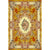 Multi-Color Vintage Rug Synthetics Geometric Area Carpet Non-Slip Backing Easy Care Indoor Rug for Parlor Ginger Clearhalo 'Area Rug' 'Rugs' 'Vintage' Rug' 2242603