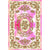 Multi-Color Vintage Rug Synthetics Geometric Area Carpet Non-Slip Backing Easy Care Indoor Rug for Parlor Pink Clearhalo 'Area Rug' 'Rugs' 'Vintage' Rug' 2242605