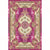Multi-Color Vintage Rug Synthetics Geometric Area Carpet Non-Slip Backing Easy Care Indoor Rug for Parlor Rose Red Clearhalo 'Area Rug' 'Rugs' 'Vintage' Rug' 2242607