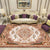 Vintage Living Room Rug Multi-Colored Floral Print Carpet Polyster Easy Care Non-Slip Backing Indoor Rug Light Orange Clearhalo 'Area Rug' 'Rugs' 'Vintage' Rug' 2242679