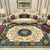 Vintage Living Room Rug Multi-Colored Floral Print Carpet Polyster Easy Care Non-Slip Backing Indoor Rug Blue Clearhalo 'Area Rug' 'Rugs' 'Vintage' Rug' 2242681