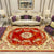 Vintage Living Room Rug Multi-Colored Floral Print Carpet Polyster Easy Care Non-Slip Backing Indoor Rug Orange Red Clearhalo 'Area Rug' 'Rugs' 'Vintage' Rug' 2242688