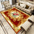 Multi-Colored Living Room Rug Americana Floral Pattern Carpet Synthetics Easy Care Non-Slip Rug Red-Yellow Clearhalo 'Area Rug' 'Rugs' 'Vintage' Rug' 2242717