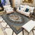Retro Flower Print Rug Multi Color Synthetics Indoor Rug Easy Care Pet Friendly Carpet for Room Dark Gray Clearhalo 'Area Rug' 'Rugs' 'Vintage' Rug' 2242754