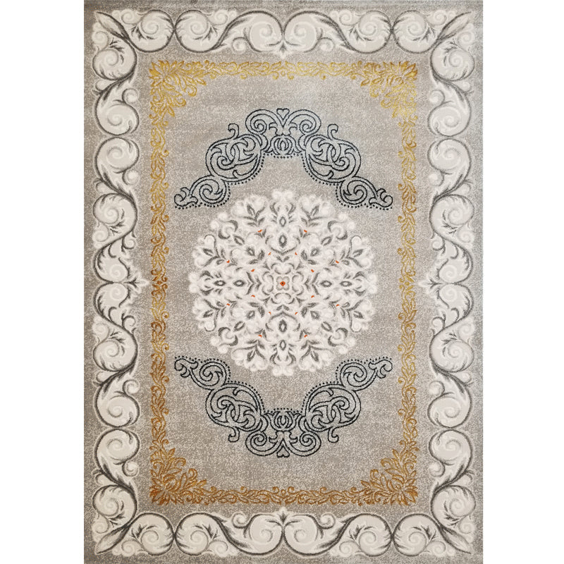 Vintage Living Room Rug Multi-Color Polypropylene Area Carpet Pet Friendly Machine Washable Rug Clearhalo 'Area Rug' 'Rugs' 'Shabby Chic' Rug' 2242836