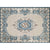 Vintage Living Room Rug Multi-Color Polypropylene Area Carpet Pet Friendly Machine Washable Rug Sky Blue Clearhalo 'Area Rug' 'Rugs' 'Shabby Chic' Rug' 2242841