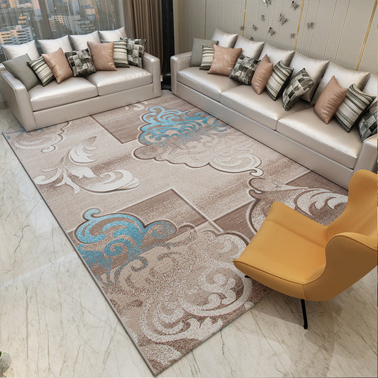 Classic Multicolor Olden Rug Synthetics Geometric Print Area Rug Pet Friendly Machine Washable Carpet for Parlor Tan Clearhalo 'Area Rug' 'Rugs' 'Shabby Chic' Rug' 2242856