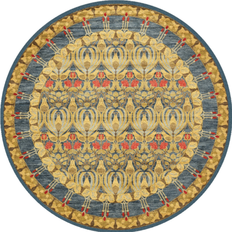 Moroccan Tribal Print Rug Multi-Color Polyster Area Carpet Non-Slip Backing Washable Indoor Rug for Parlor Ginger Clearhalo 'Area Rug' 'Moroccan' 'Rugs' Rug' 2242872