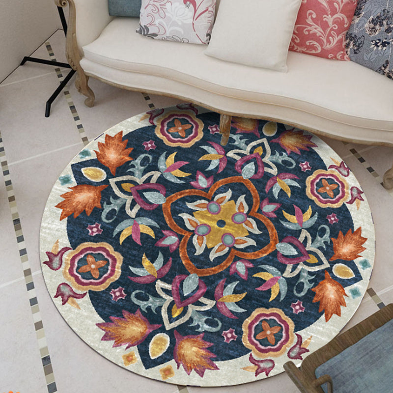 Vintage Multi Color Tribal Rug Polypropylene Americana Carpet Anti-Slip Pet Friendly Stain-Resistant Rug for Parlor Clearhalo 'Area Rug' 'Moroccan' 'Rugs' Rug' 2242905