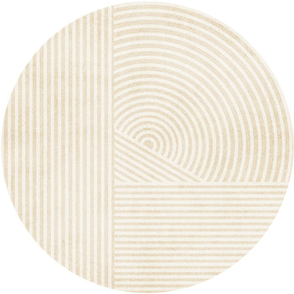 Simplicity Stripe Print Rug Multi-Color Superfine Fiber Carpet Pet Friendly Easy Care Indoor Rug for Decor Beige Clearhalo 'Area Rug' 'Rug' 2244410