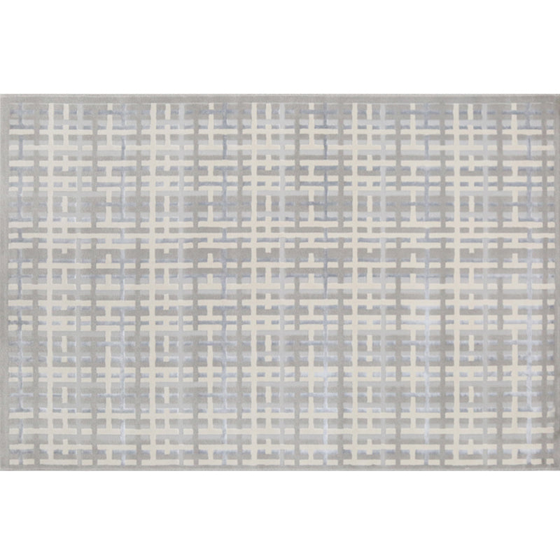 Simple Multicolor Abstract Rug Polyster Americana Carpet Pet Friendly Washable Easy Care Rug for Decoration Gray-Blue Clearhalo 'Area Rug' 'Rug' 2244518