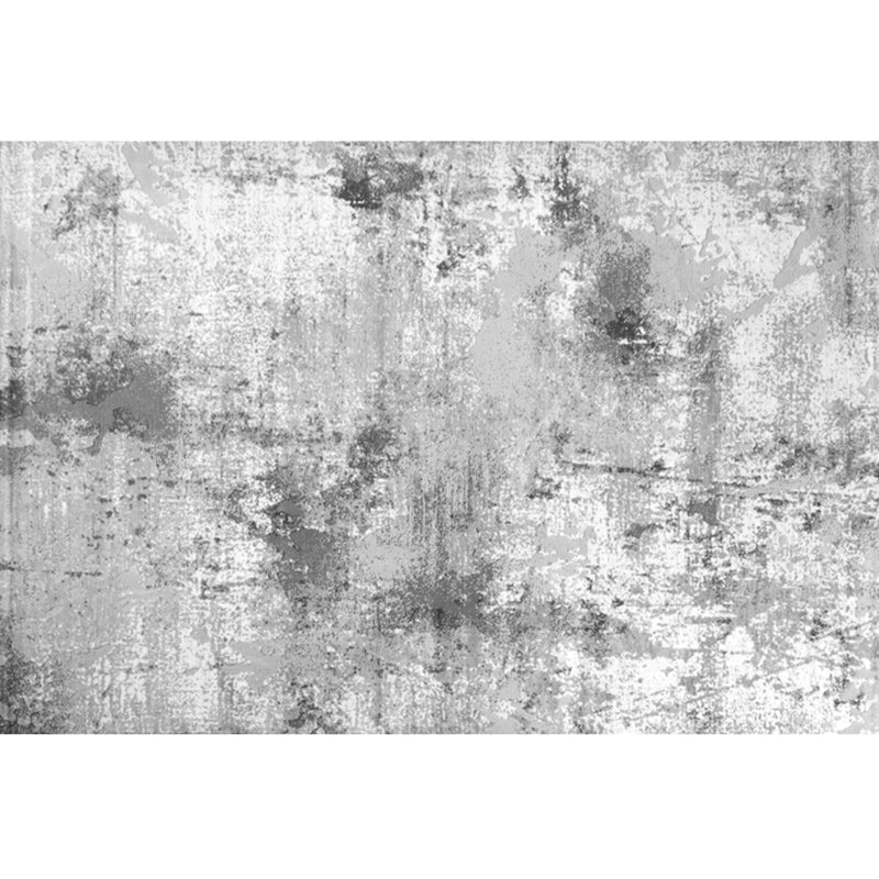 Multi-Colored Abstract Print Rug Polyster Simplicity Indoor Rug Pet Friendly Washable Carpet for Living Room Smoke Gray Clearhalo 'Area Rug' 'Rug' 2244529