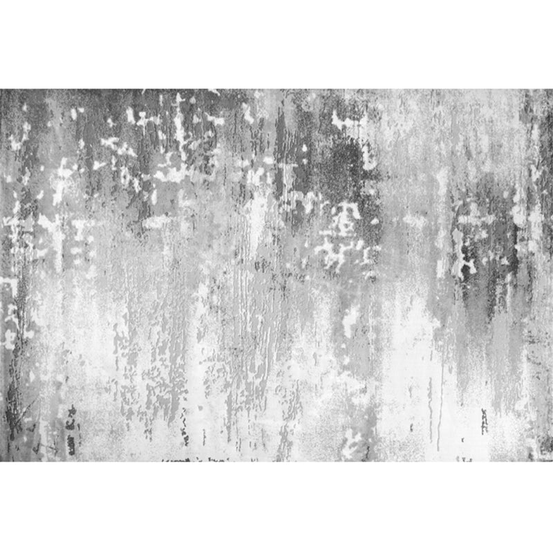 Multi-Colored Abstract Print Rug Polyster Simplicity Indoor Rug Pet Friendly Washable Carpet for Living Room Gray-White Clearhalo 'Area Rug' 'Rug' 2244530