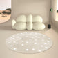 Lovely Decor Rug Multi Color Star Print Indoor Rug Polyster Non-Slip Backing Pet Friendly Carpet Beige Clearhalo 'Area Rug' 'Rug' 2244629