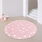 Lovely Decor Rug Multi Color Star Print Indoor Rug Polyster Non-Slip Backing Pet Friendly Carpet Light Pink Clearhalo 'Area Rug' 'Rug' 2244632