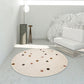 Lovely Decor Rug Multi Color Star Print Indoor Rug Polyster Non-Slip Backing Pet Friendly Carpet Beige Clearhalo 'Area Rug' 'Rug' 2244636