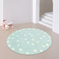 Lovely Decor Rug Multi Color Star Print Indoor Rug Polyster Non-Slip Backing Pet Friendly Carpet Green Clearhalo 'Area Rug' 'Rug' 2244639