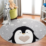 Multi Colored Cartoon Rug Polyster Lovely Indoor Rug Easy Care Pet Friendly Area Carpet for Childrens Clearhalo 'Area Rug' 'Rug' 2244661