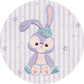 Casual Childrens Bedroom Rug Multicolor Cartoon Indoor Rug Polyster Non-Slip Easy Care Area Carpet Purple Clearhalo 'Area Rug' 'Rug' 2244691