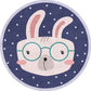 Casual Childrens Bedroom Rug Multicolor Cartoon Indoor Rug Polyster Non-Slip Easy Care Area Carpet Dark Purple Clearhalo 'Area Rug' 'Rug' 2244693
