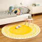 Casual Multi Color Lovely Rug Polypropylene Fairy Tale Carpet Indoor Rug Anti-Slip Backing Washable Rug for Kids Room Yellow Clearhalo 'Area Rug' 'Rug' 2244827