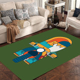 Designer Room Decor Rug Multi Color Fairy Tale Print Carpet Polyster Non-Slip Backing Pet Friendly Rug Clearhalo 'Area Rug' 'Rug' 2244974